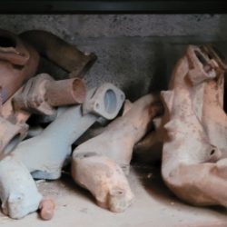 EXHAUST MANIFOLD F HEAD, USED